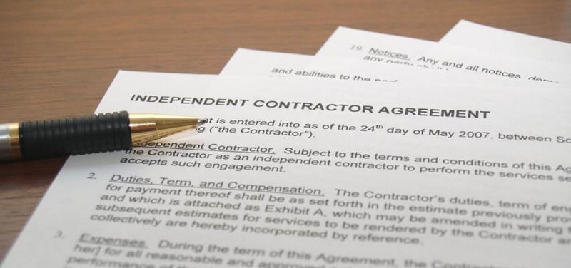 ⁠independent contractor agreement