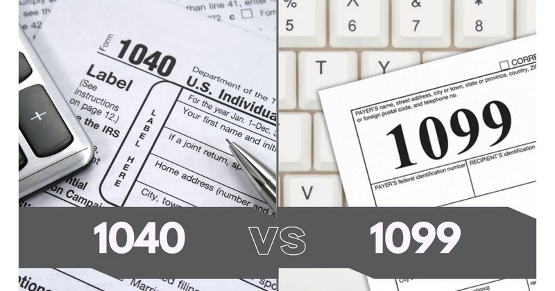 1099 vs 1040