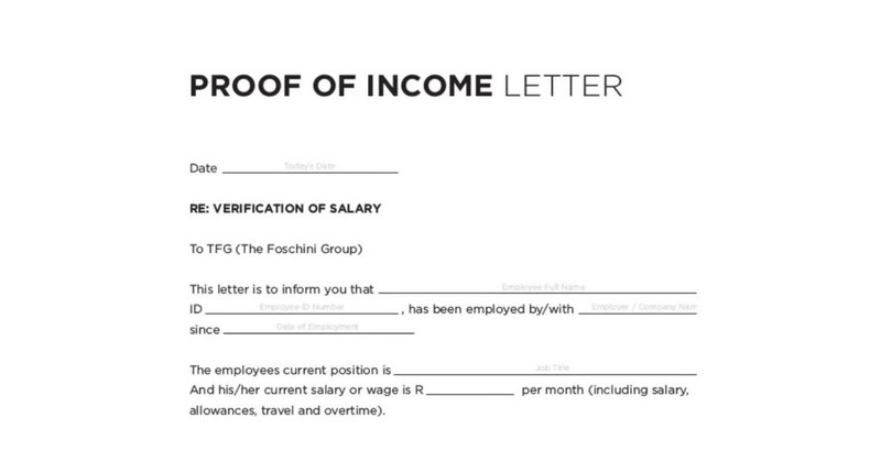 how to show proof of income if paid in cash